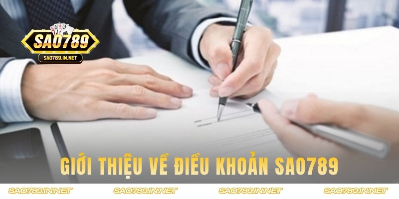 Thông tin giới thiệu về văn bản điều khoản Sao789